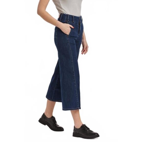 Dear John Denim Audrey High Rise Wide Leg Jeans Breckenridge Size 29 - Picture 3 of 11